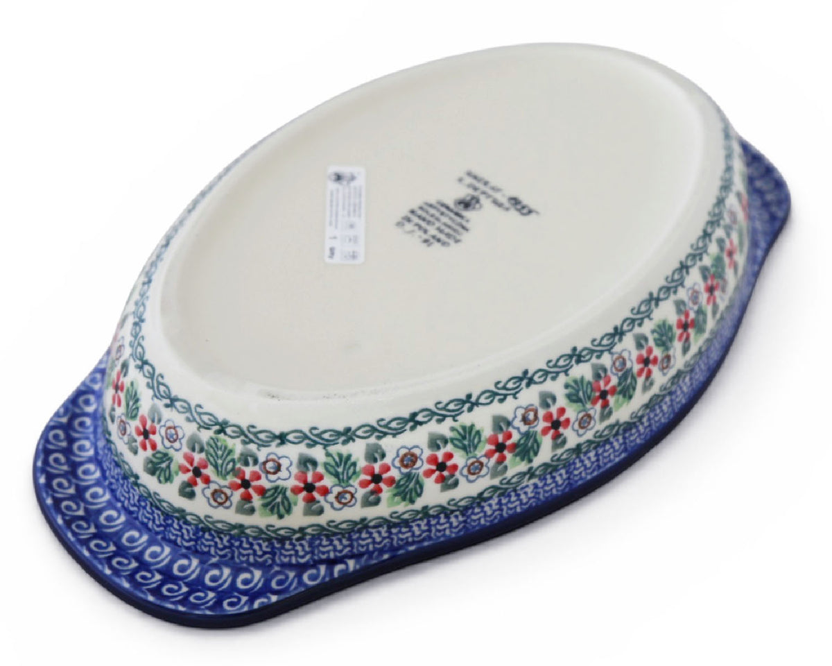 Unikat Oval 12.5" Handled Baker