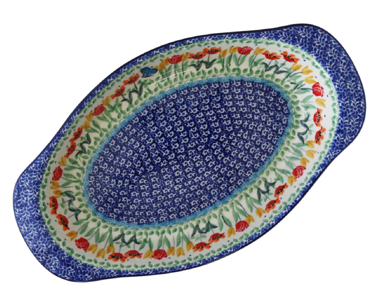 Unikat Oval 12.5" Handled Baker
