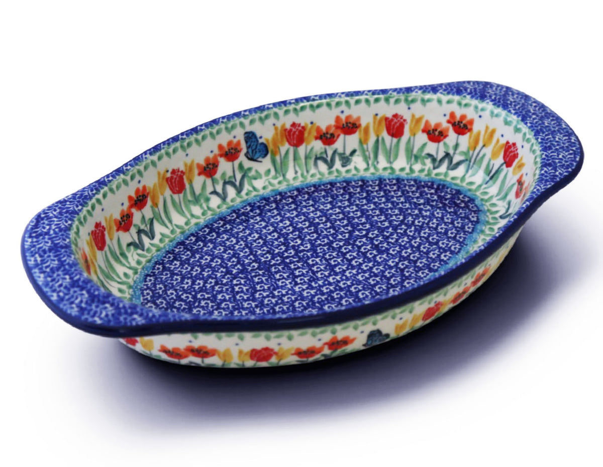 Unikat Oval 12.5" Handled Baker