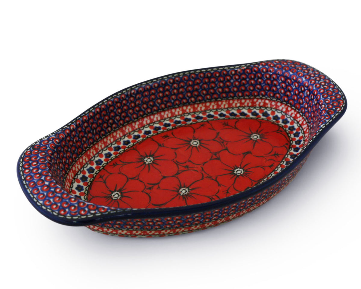Unikat Oval 12.5" Handled Baker