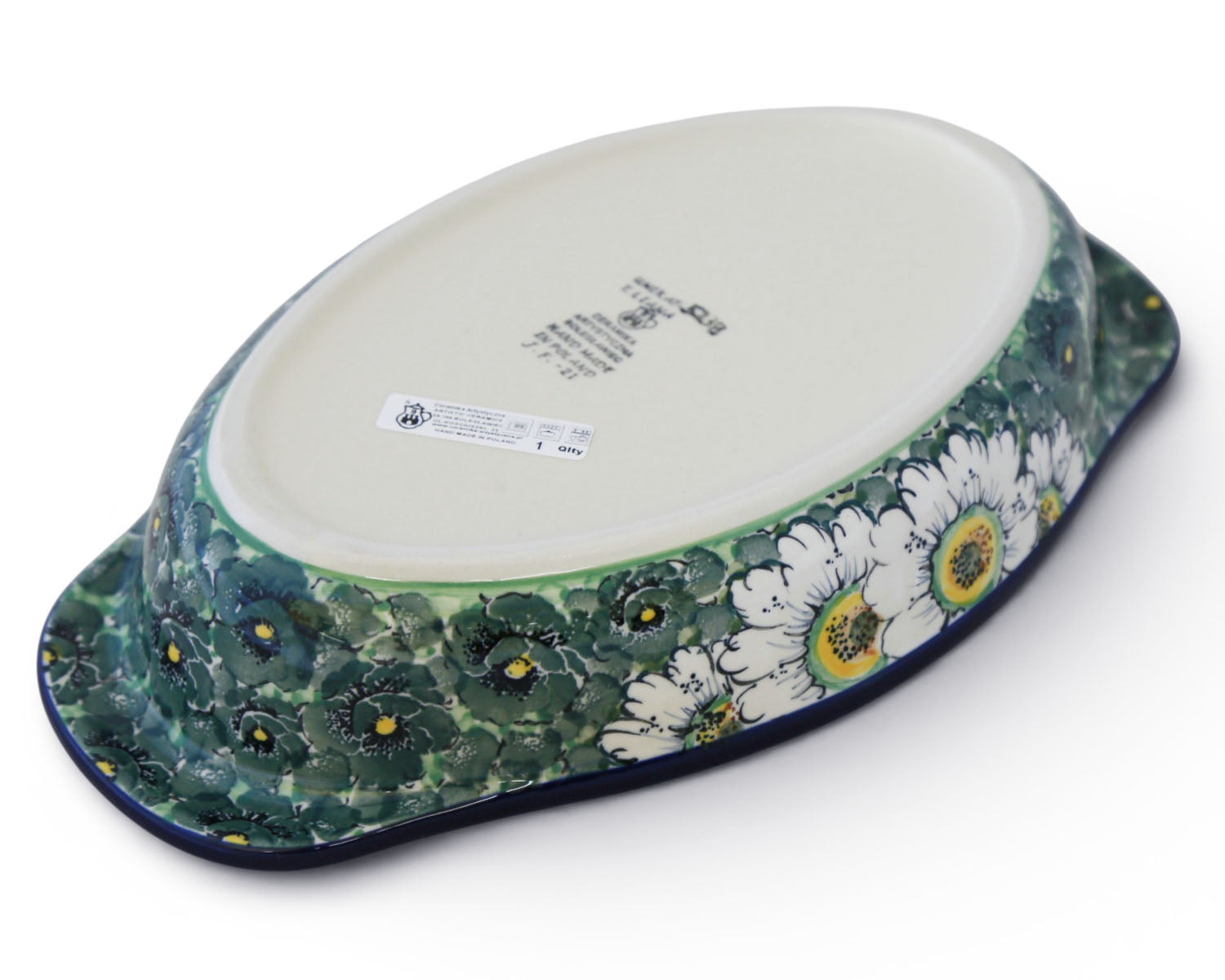 Unikat Oval 12.5" Handled Baker