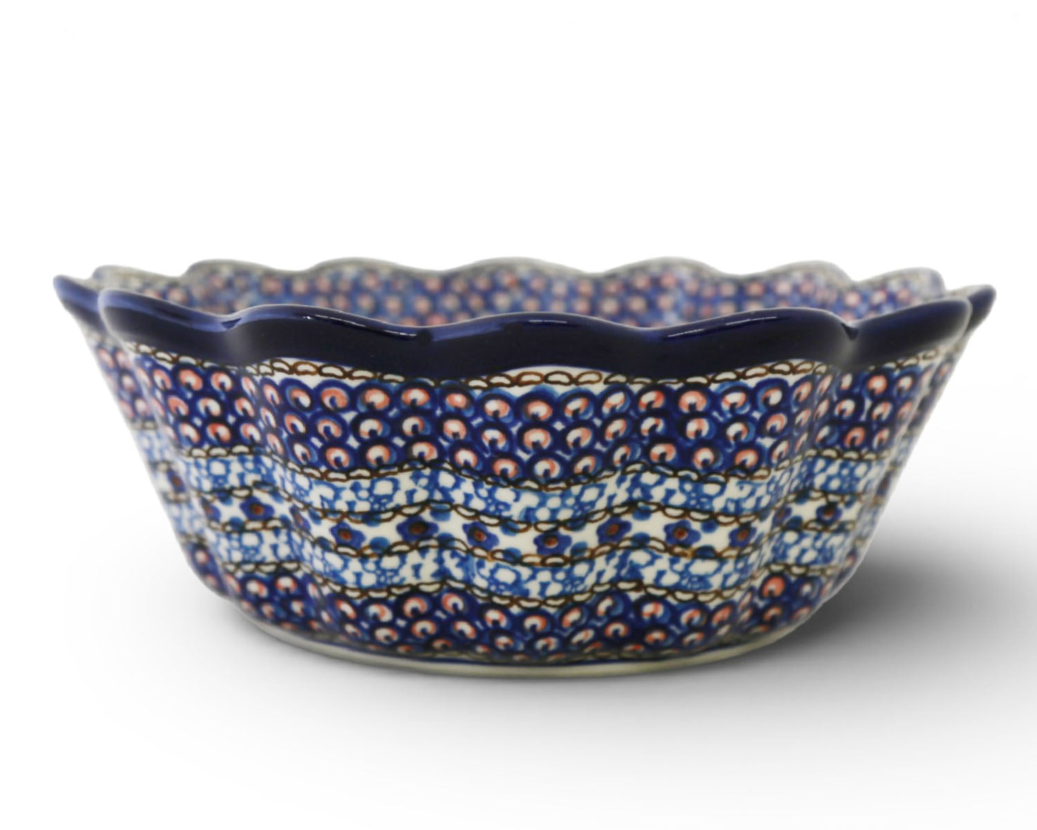 XL 9.25" Unikat Scalloped Bowl