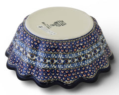 XL 9.25" Unikat Scalloped Bowl