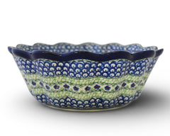 XL 9.25" Unikat Scalloped Bowl