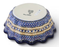 XL 9.25" Unikat Scalloped Bowl