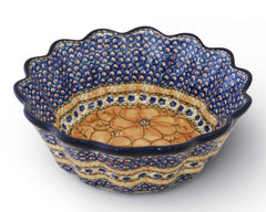 XL 9.25" Unikat Scalloped Bowl