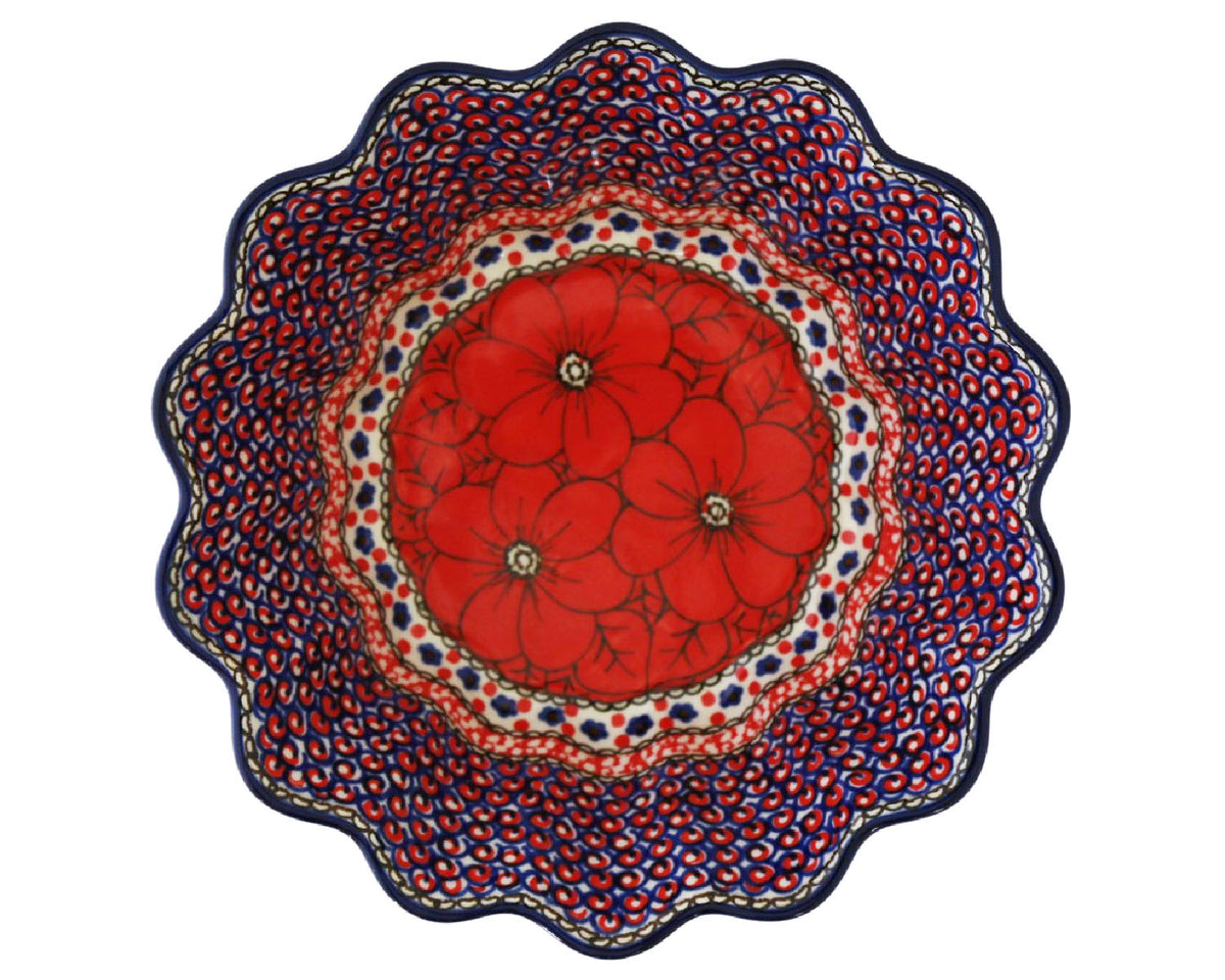 XL 9.25" Unikat Scalloped Bowl