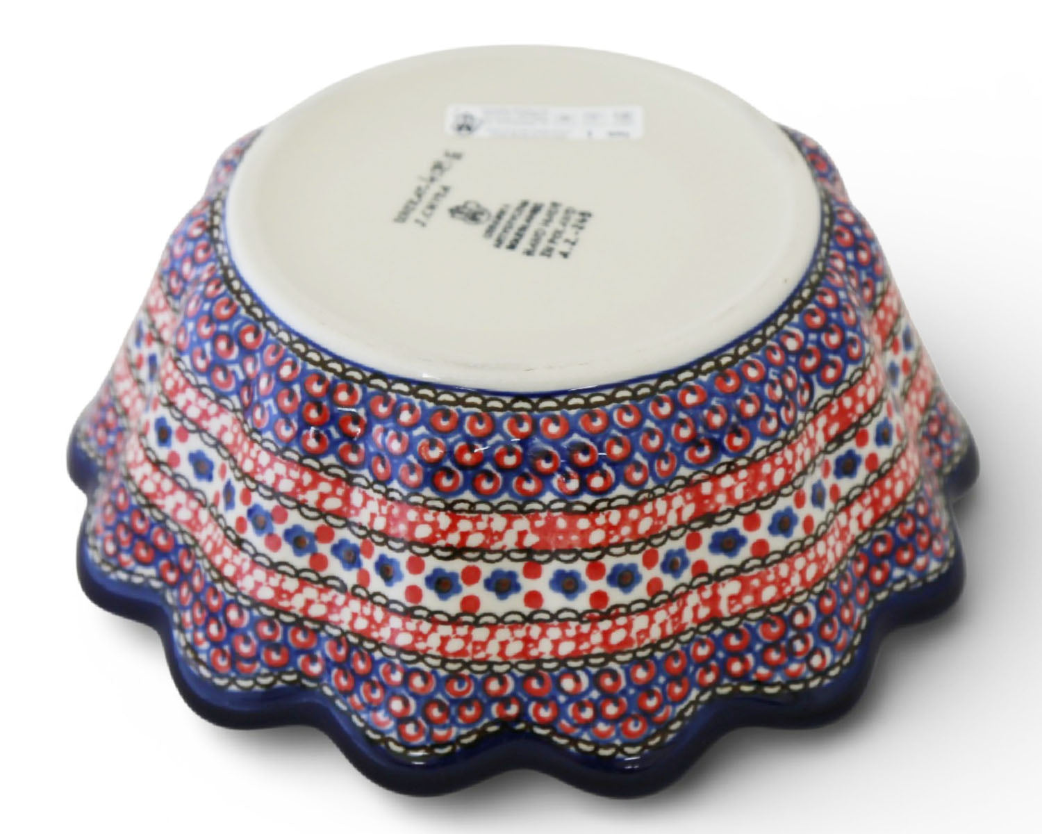 XL 9.25" Unikat Scalloped Bowl