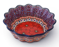 XL 9.25" Unikat Scalloped Bowl