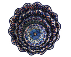 XL 9.25" Unikat Scalloped Bowl