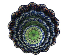 XL 9.25" Unikat Scalloped Bowl