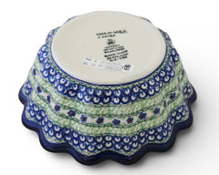 Large 7.5" Unikat Scalloped Bowl