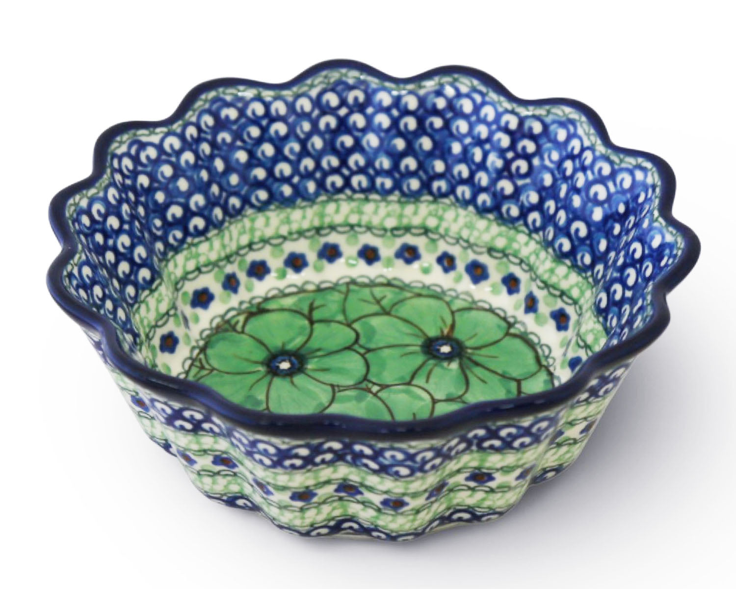 Large 7.5" Unikat Scalloped Bowl