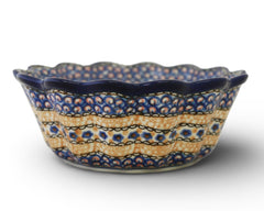 Large 7.5" Unikat Scalloped Bowl