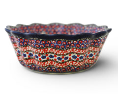 Large 7.5" Unikat Scalloped Bowl
