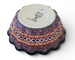 Large 7.5" Unikat Scalloped Bowl