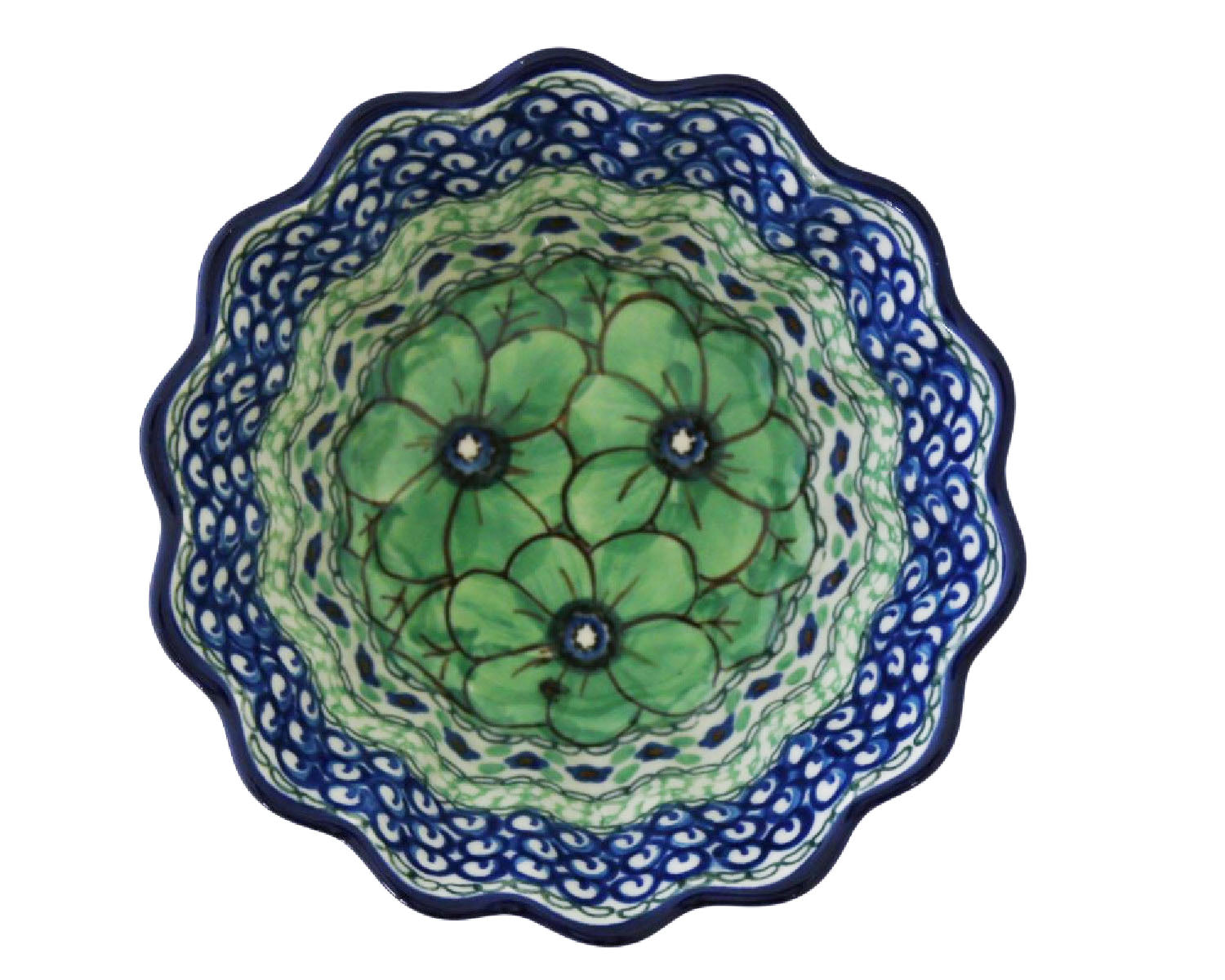 Medium 5.75" Unikat Scalloped Bowl