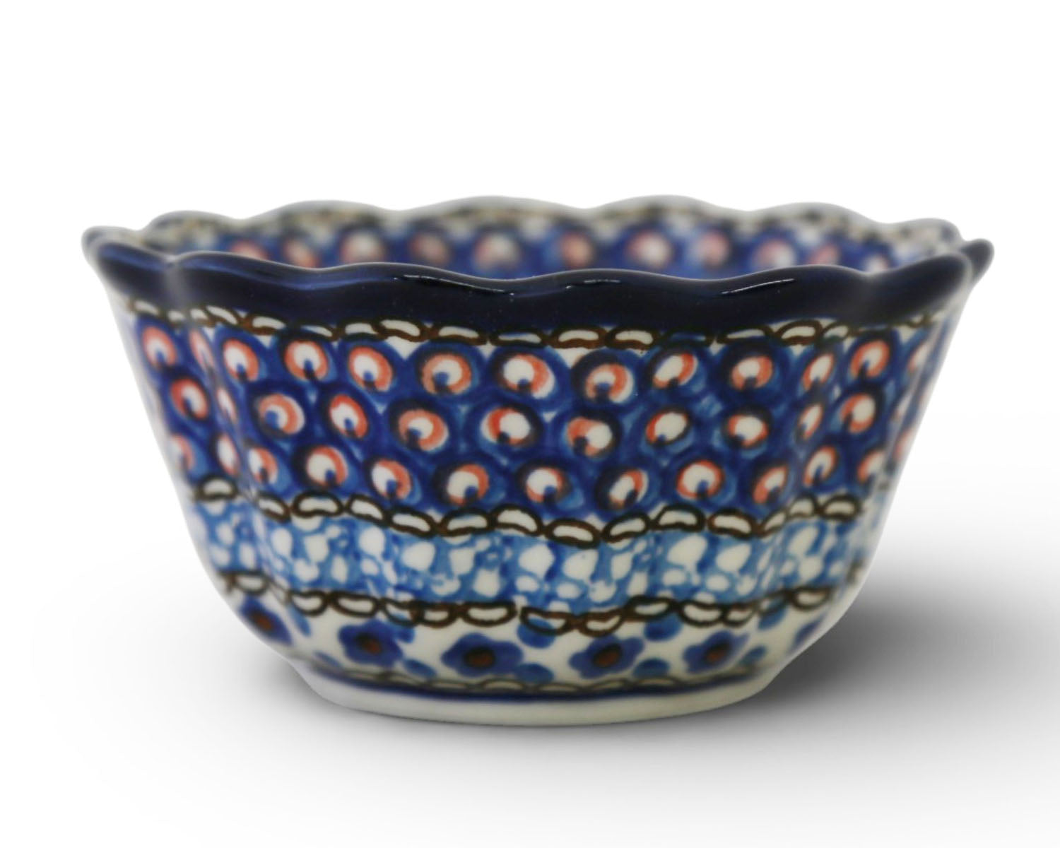 Small 4" Unikat Scalloped Bowl