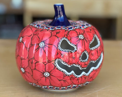Unikat Large Pumpkin Luminary (Light Included)
