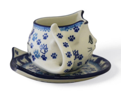 9 oz Cat Mug & Saucer