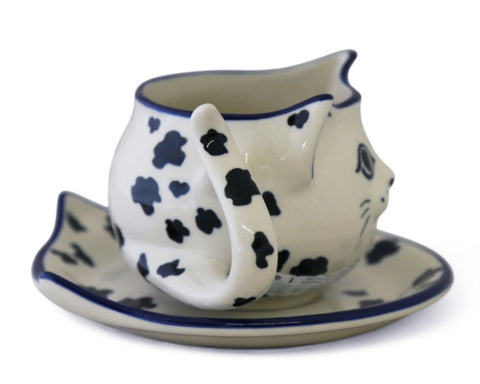 9 oz Cat Mug & Saucer