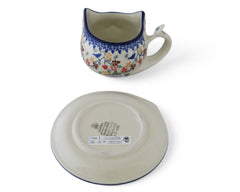 9 oz Cat Mug & Saucer
