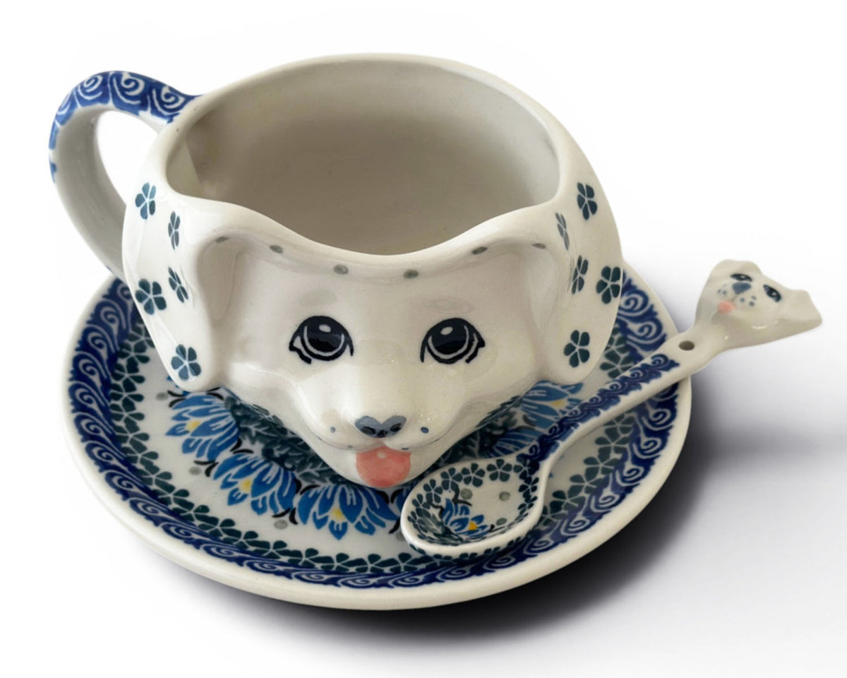 12 oz Puppy Mug & Saucer