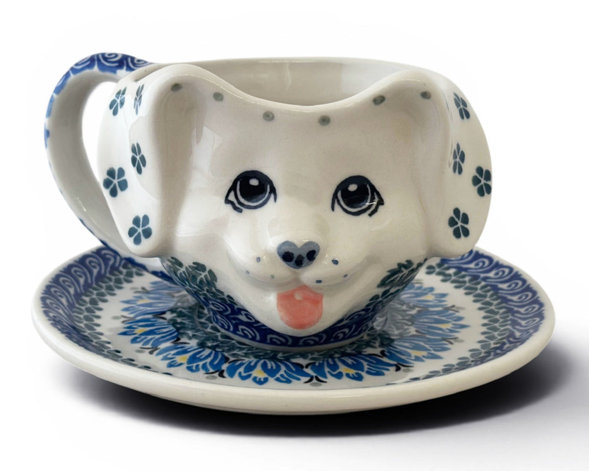 12 oz Puppy Mug & Saucer