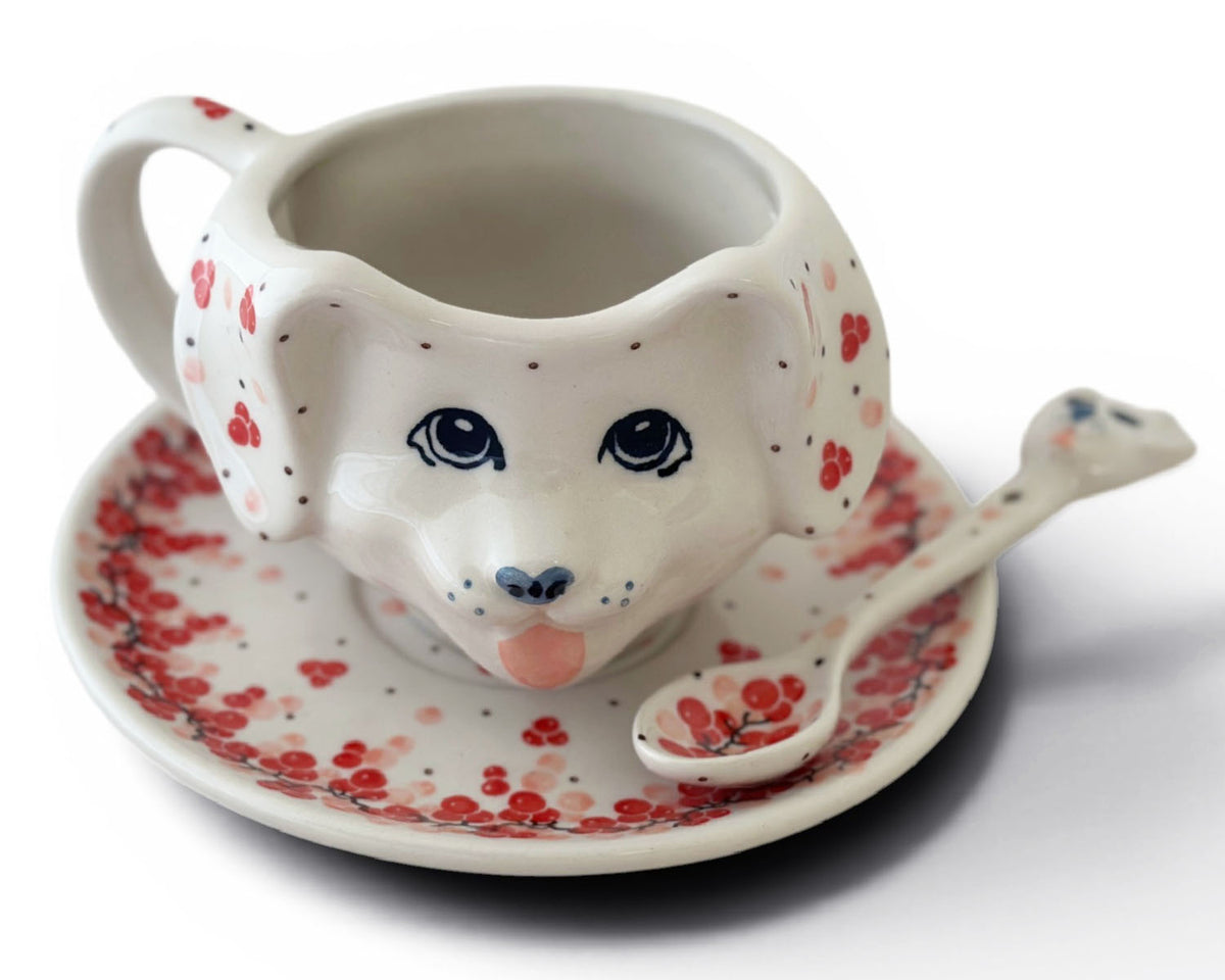 12 oz Puppy Mug & Saucer