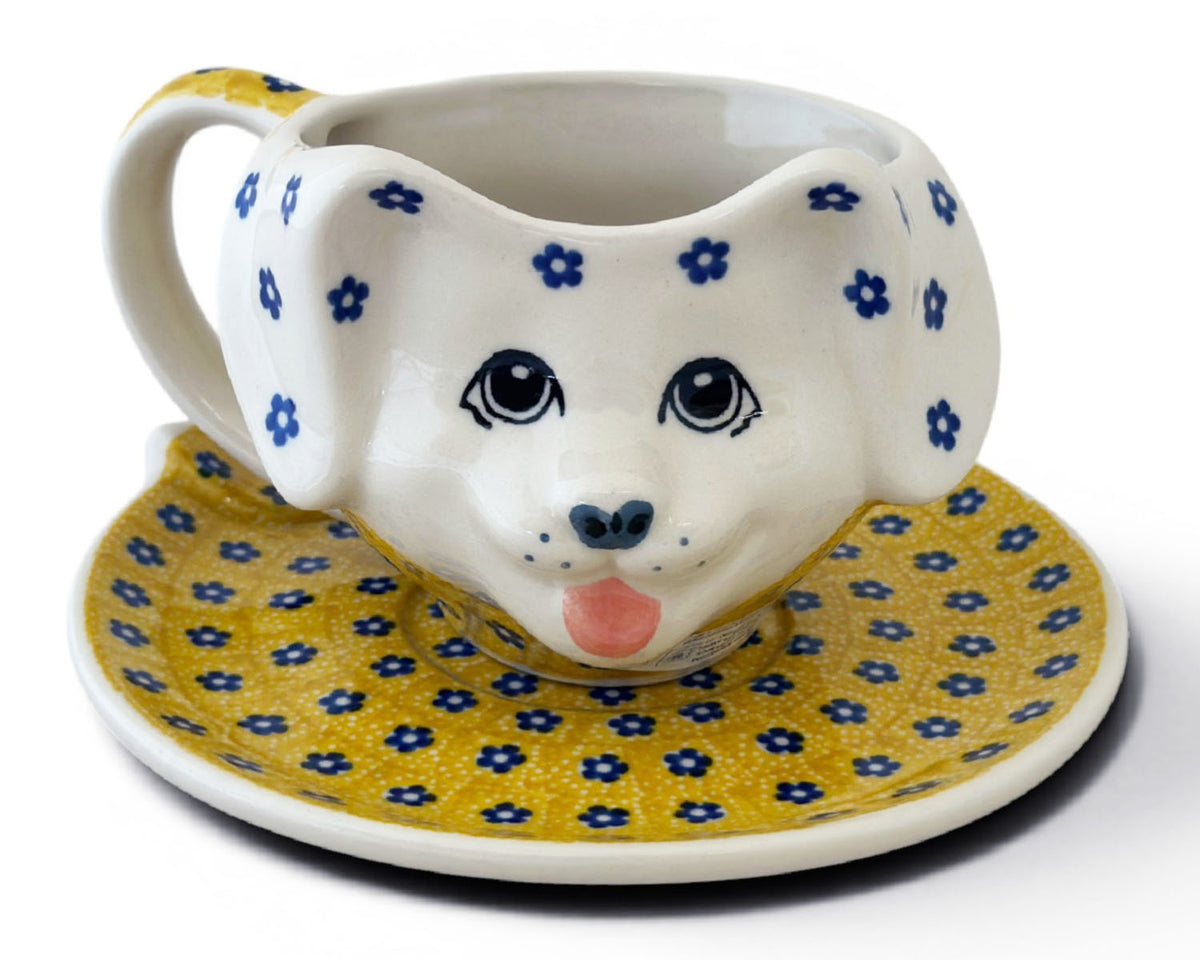 12 oz Puppy Mug & Saucer