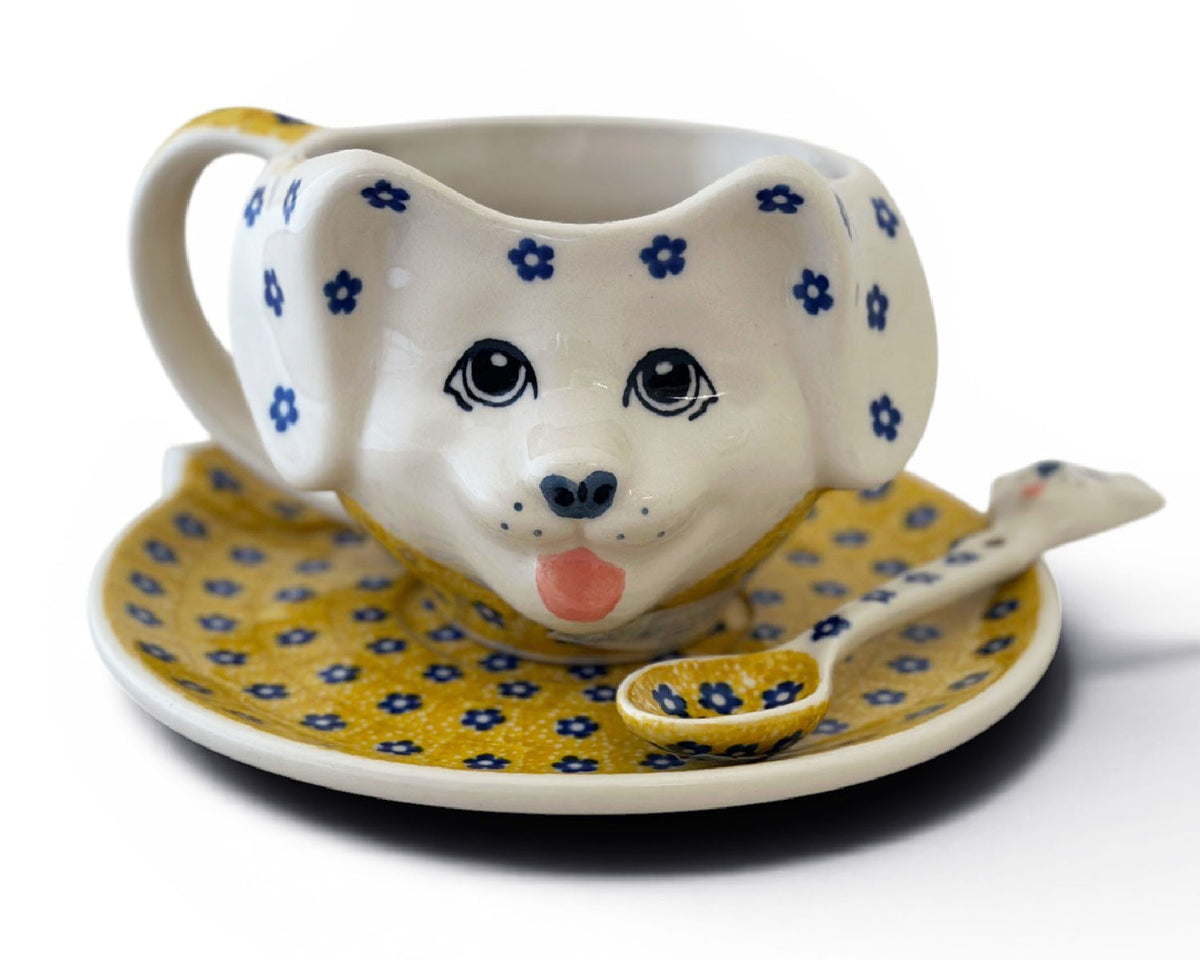 12 oz Puppy Mug & Saucer