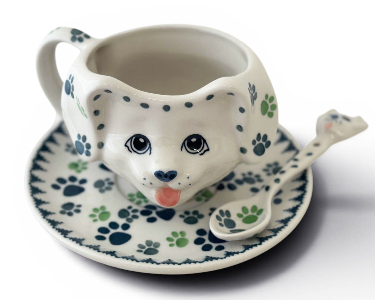 12 oz Puppy Mug & Saucer