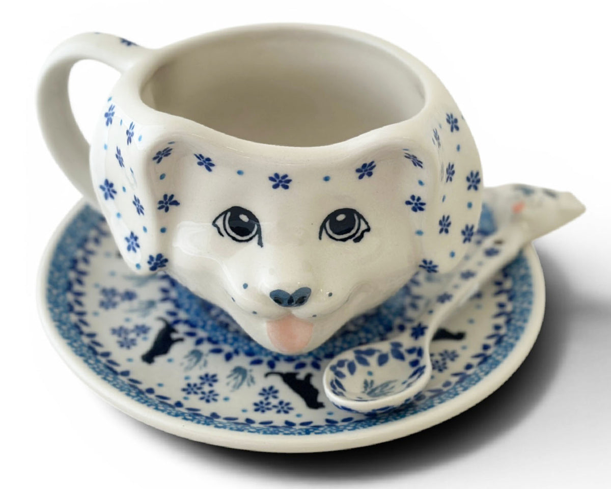 12 oz Puppy Mug & Saucer