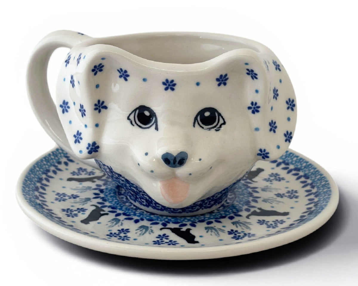 12 oz Puppy Mug & Saucer