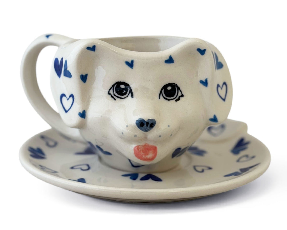 12 oz Puppy Mug & Saucer