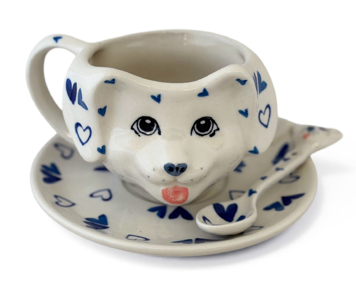 12 oz Puppy Mug & Saucer