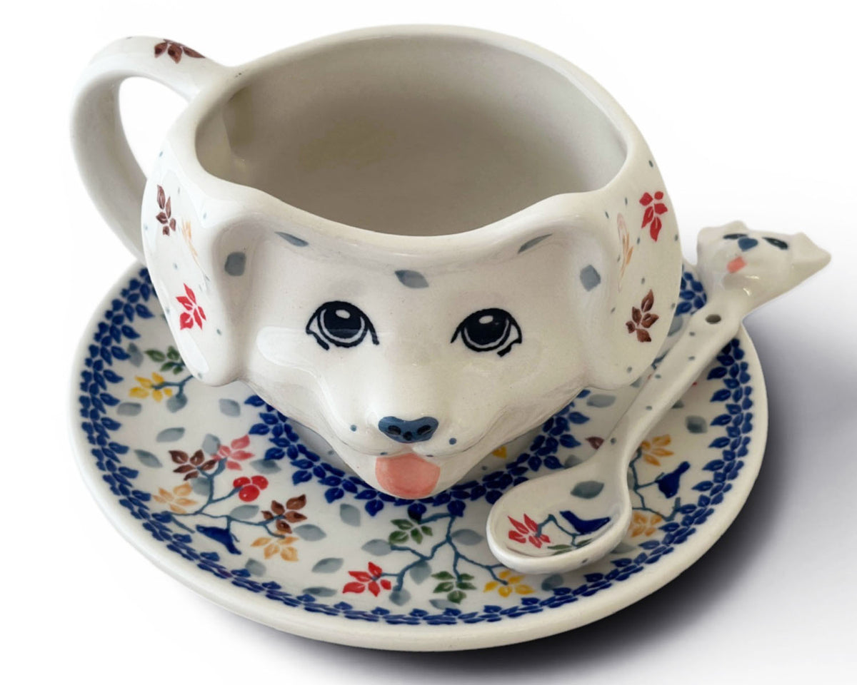 12 oz Puppy Mug & Saucer