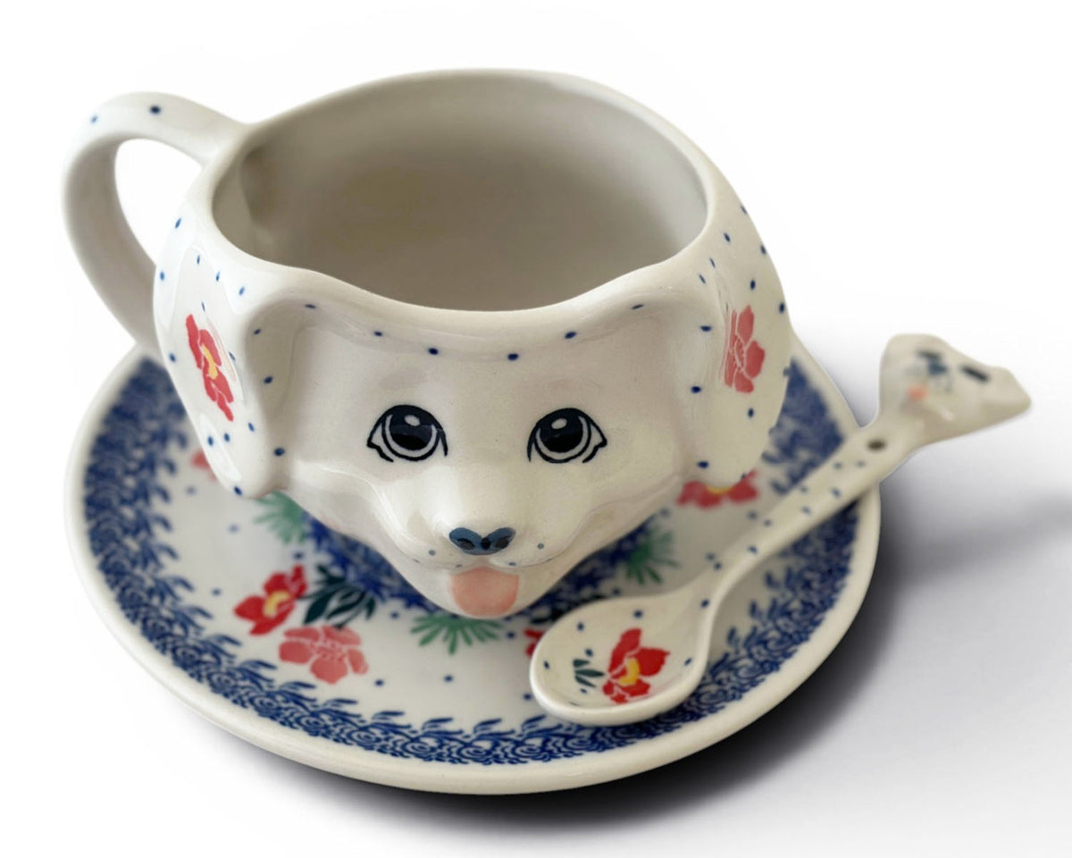12 oz Puppy Mug & Saucer