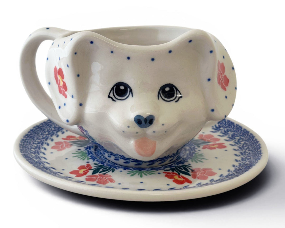 12 oz Puppy Mug & Saucer