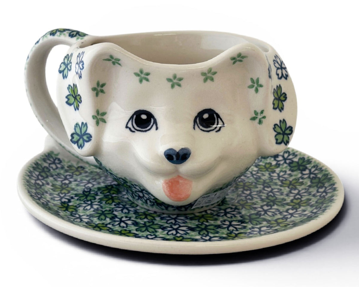 12 oz Puppy Mug & Saucer