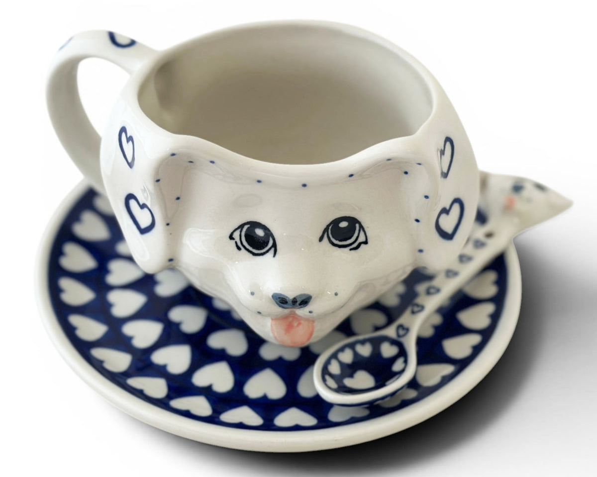12 oz Puppy Mug & Saucer