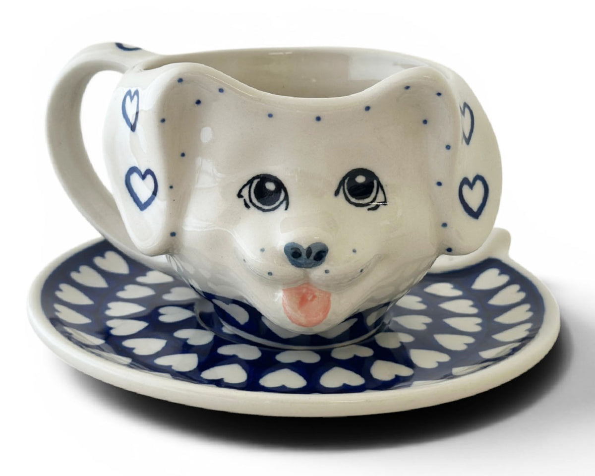 12 oz Puppy Mug & Saucer