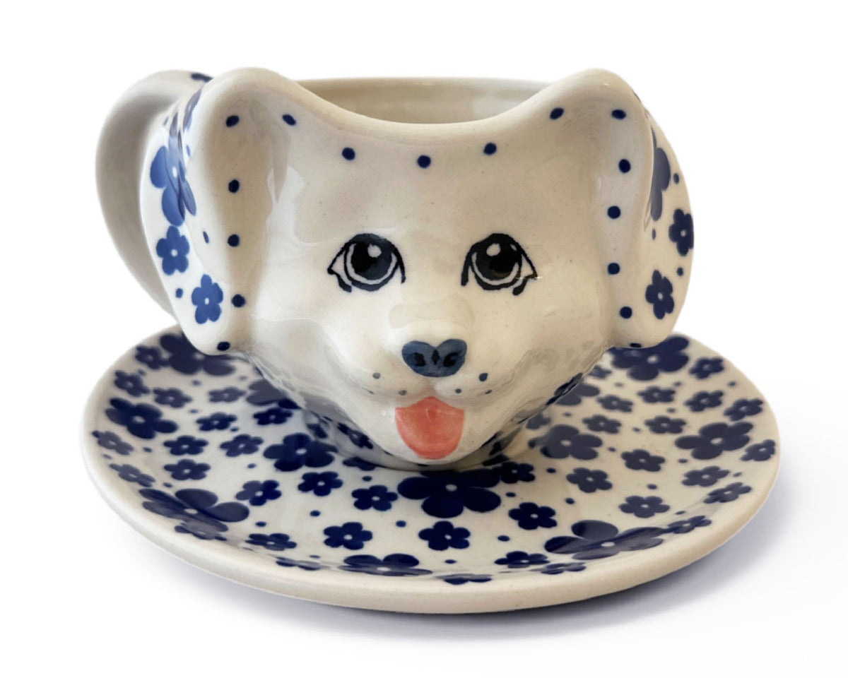 12 oz Puppy Mug & Saucer