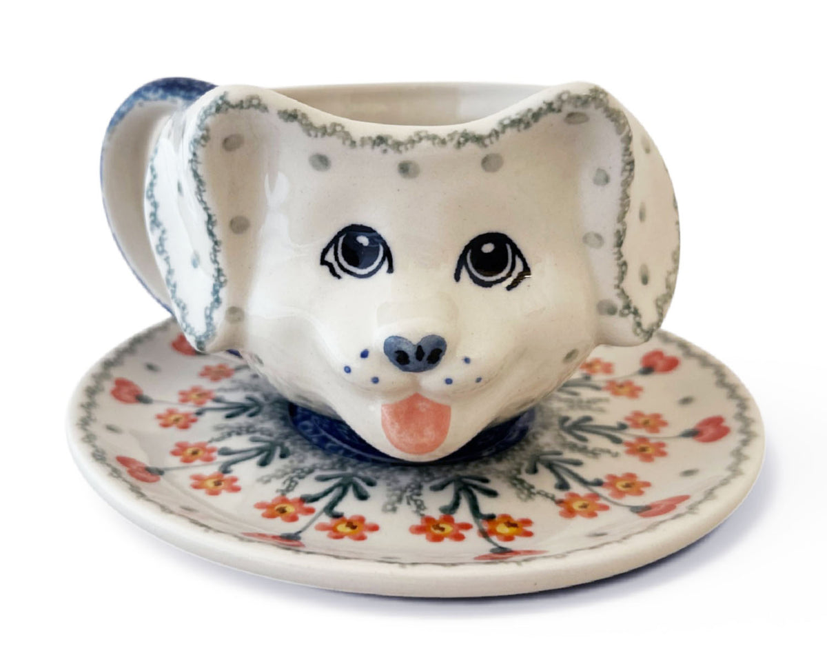 12 oz Puppy Mug & Saucer
