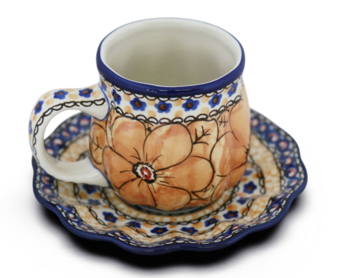 Unikat Pumpkin Mug & Saucer