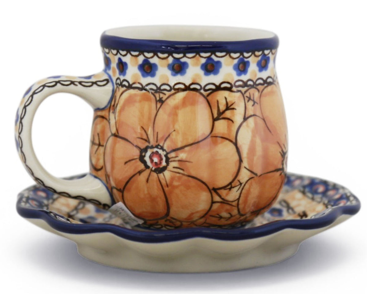 Unikat Pumpkin Mug & Saucer