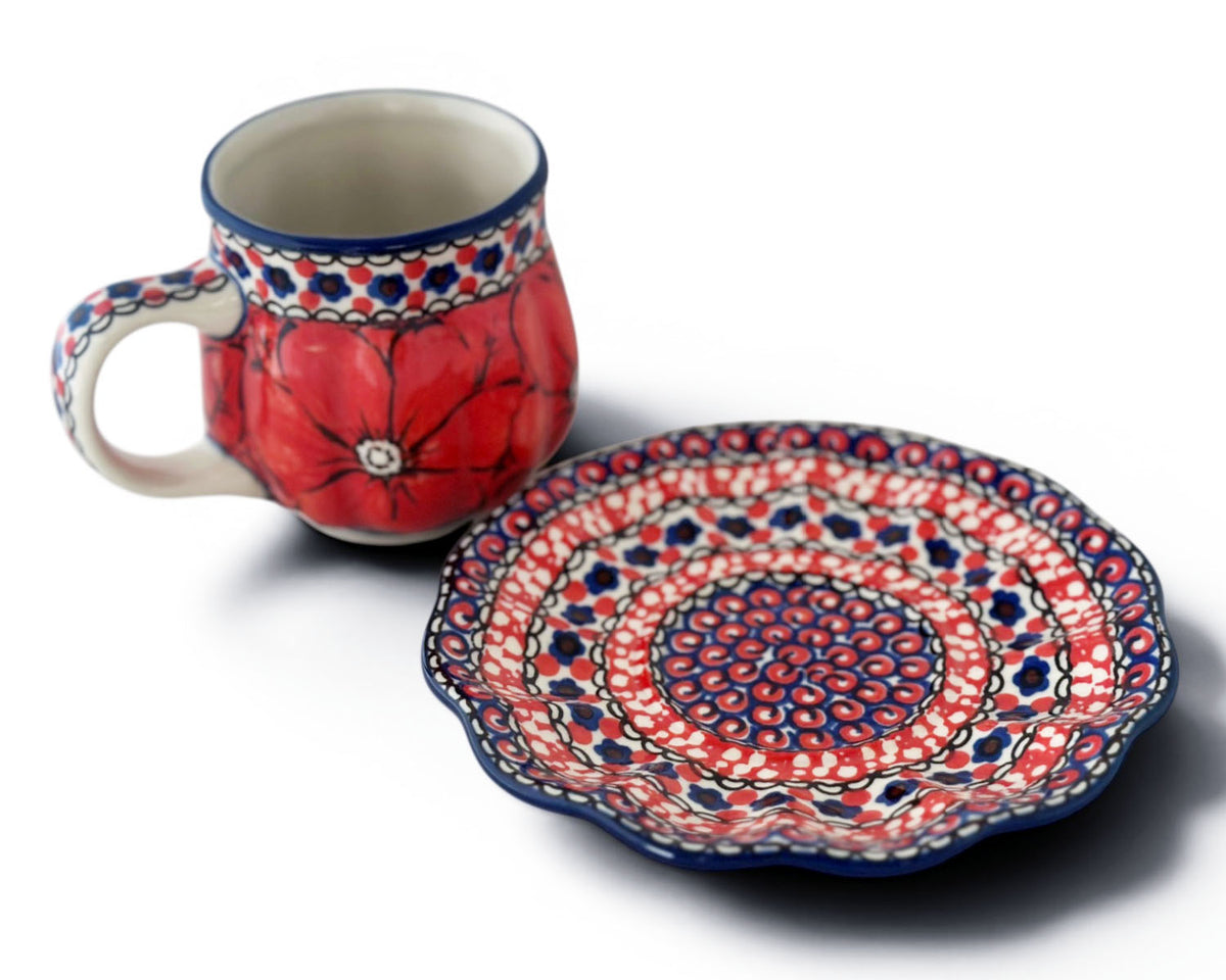 Unikat Pumpkin Mug & Saucer