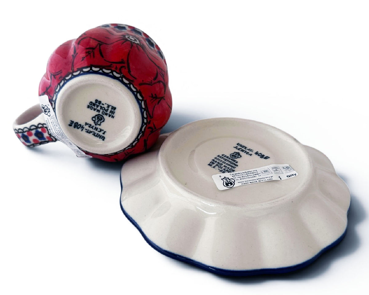 Unikat Pumpkin Mug & Saucer
