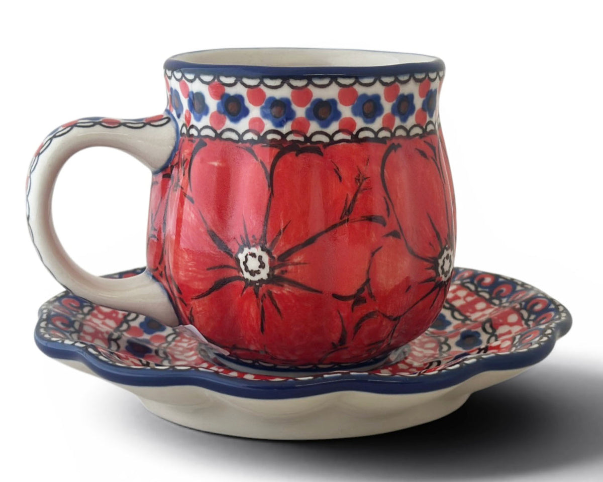 Unikat Pumpkin Mug & Saucer