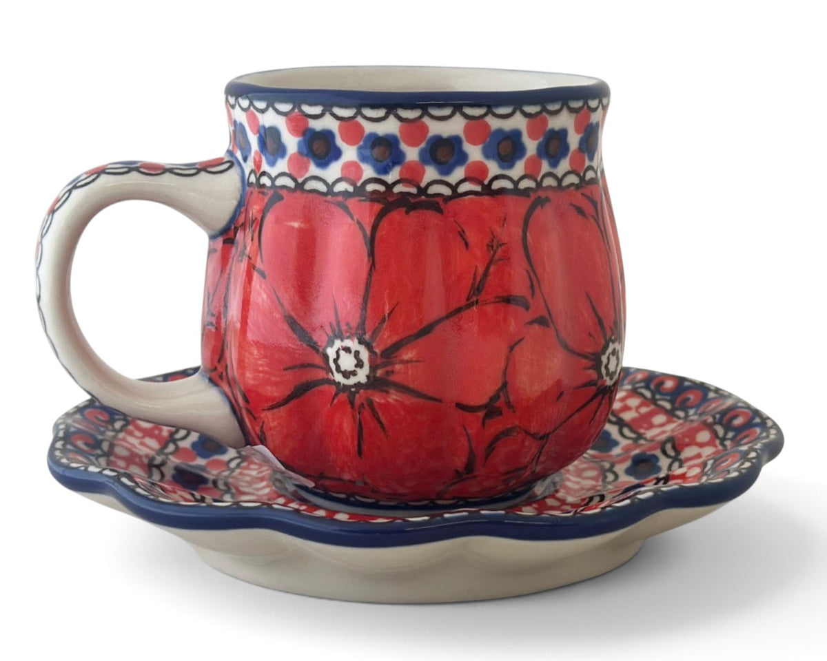 Unikat Pumpkin Mug & Saucer